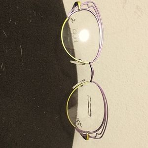 lafont Paris purple and greenEyeglasses with clear frames